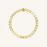 Golden Light Citrine November Birthstone Evil Eye Kid's Bracelet