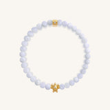 Gentle Journey Turtle Blue Chalcedony Kids Bracelet