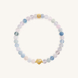 Cherished Joy Heart Morganite Kids Bracelet