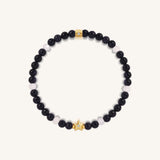 Shining Possibility  Star Charm Jade & Sunstone Kids Bracelet
