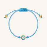 Gentle Wishes Light Blue String Evil Eye Kids Bracelet