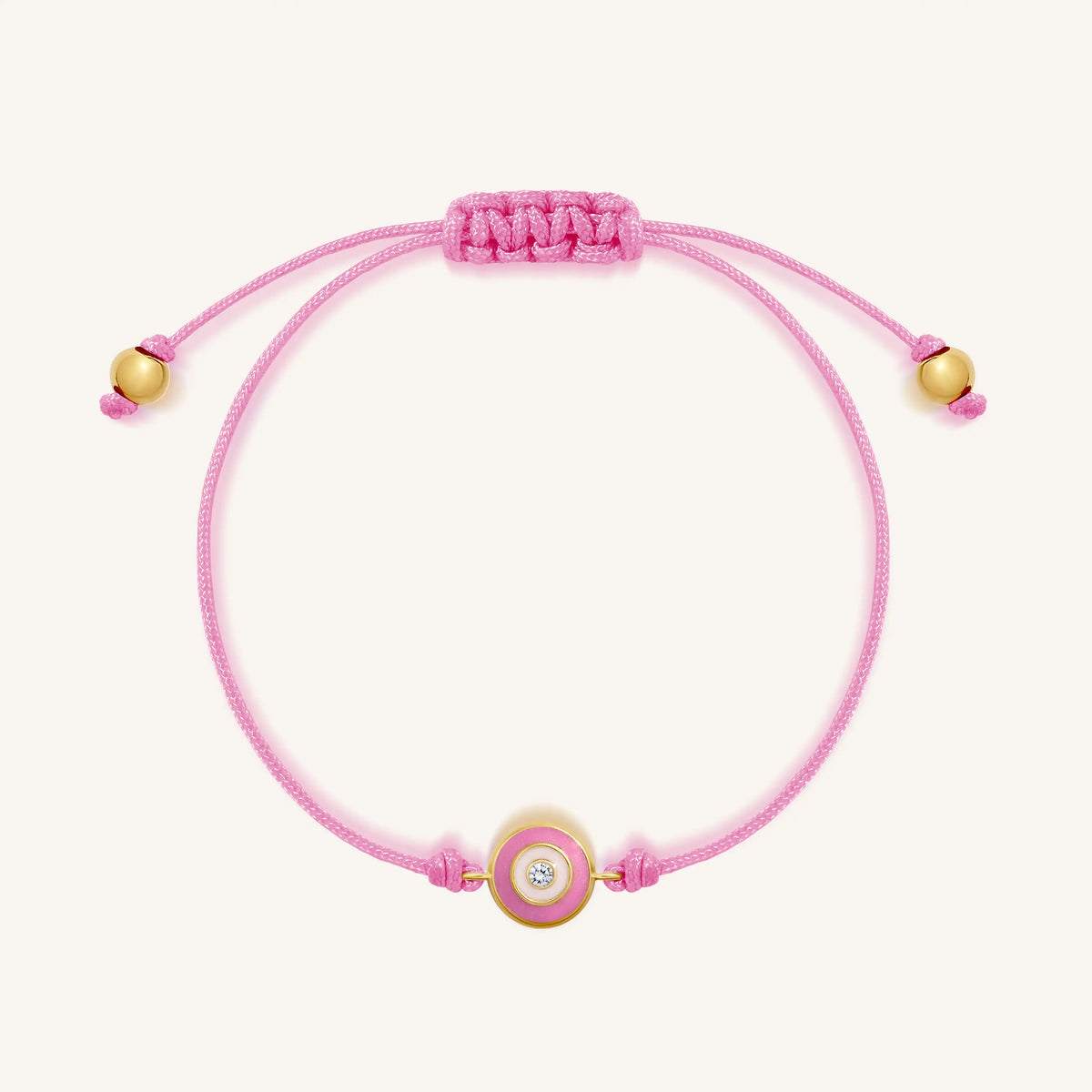 Precious Promise Pink String Evil Eye Kids Bracelet