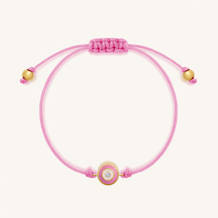 Precious Promise Pink String Evil Eye Kids Bracelet