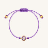 Gentle Majesty Purple String Evil Eye Kids Bracelet
