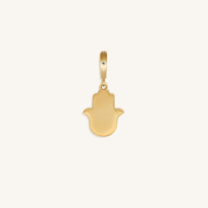 Ultimate Serenity Gold Hamsa Engravable Charm