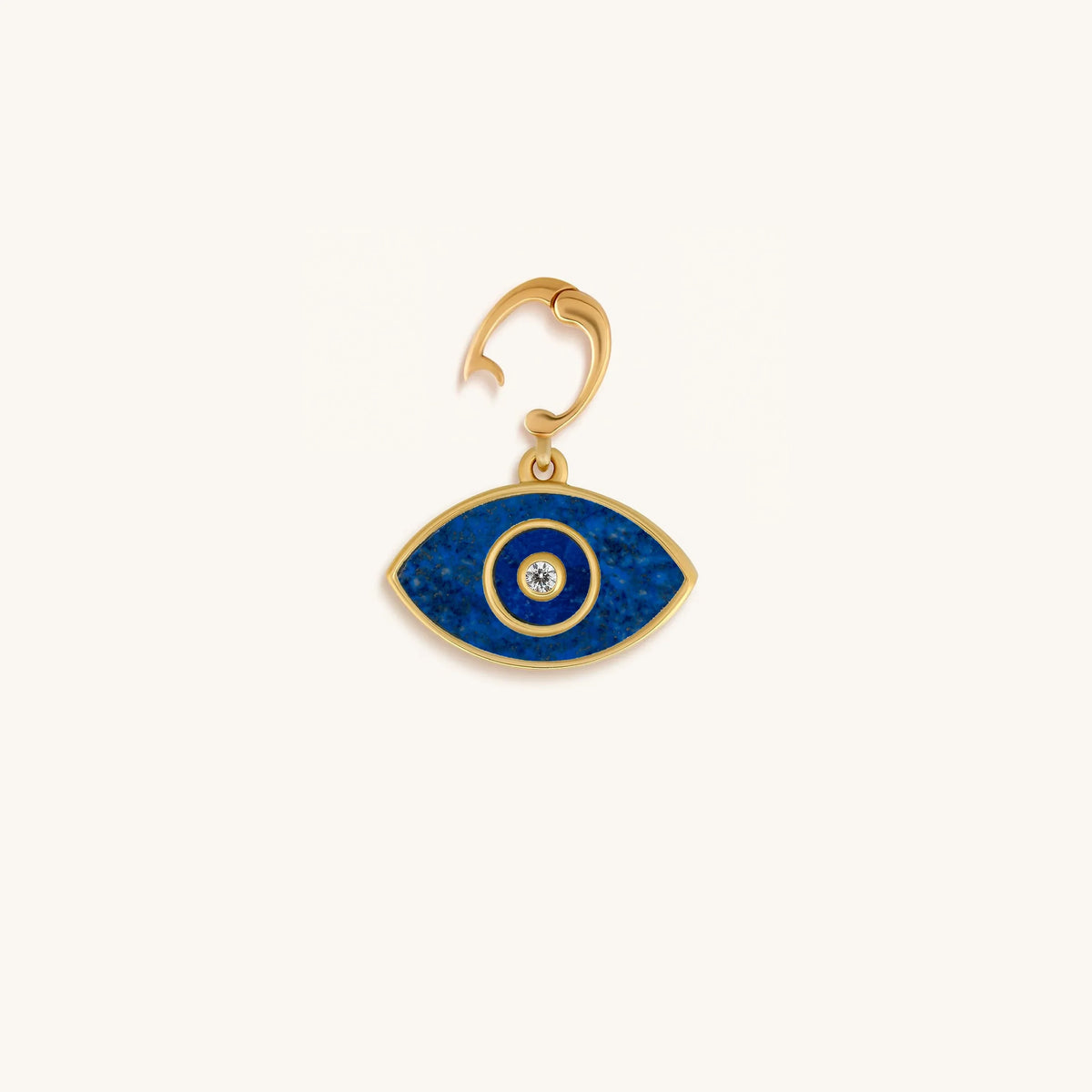 Enlightened Soul Lapis Lazuli Evil Eye Engravable Charm