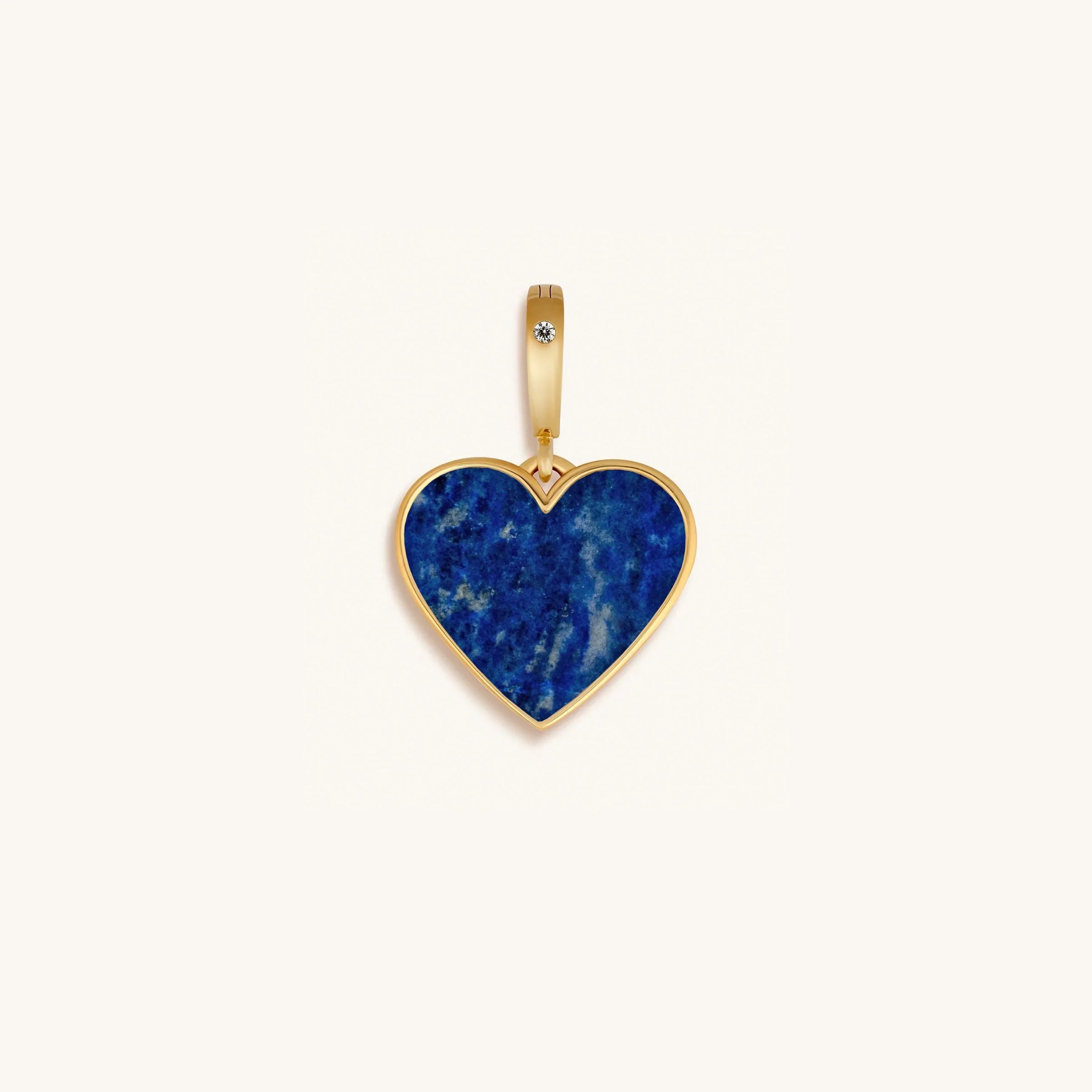Love’s Wisdom Lapis Lazuli Heart Charm