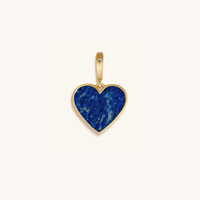 Love’s Wisdom Lapis Lazuli Heart Charm