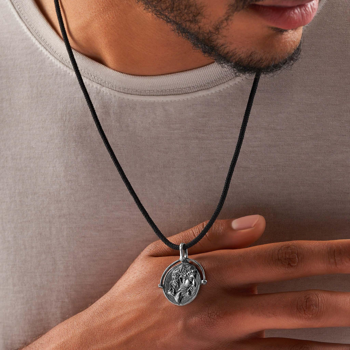 Sacred Simplicity 3 mm Black Cord Necklace