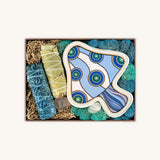Peacefully Focused Blue Mushroom Eucalyptus and Nag Champa Sage Box