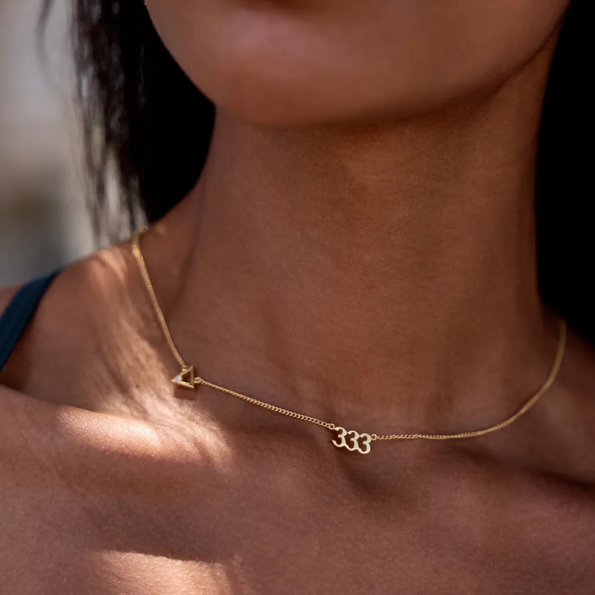 333 Ascension Triangle Necklace