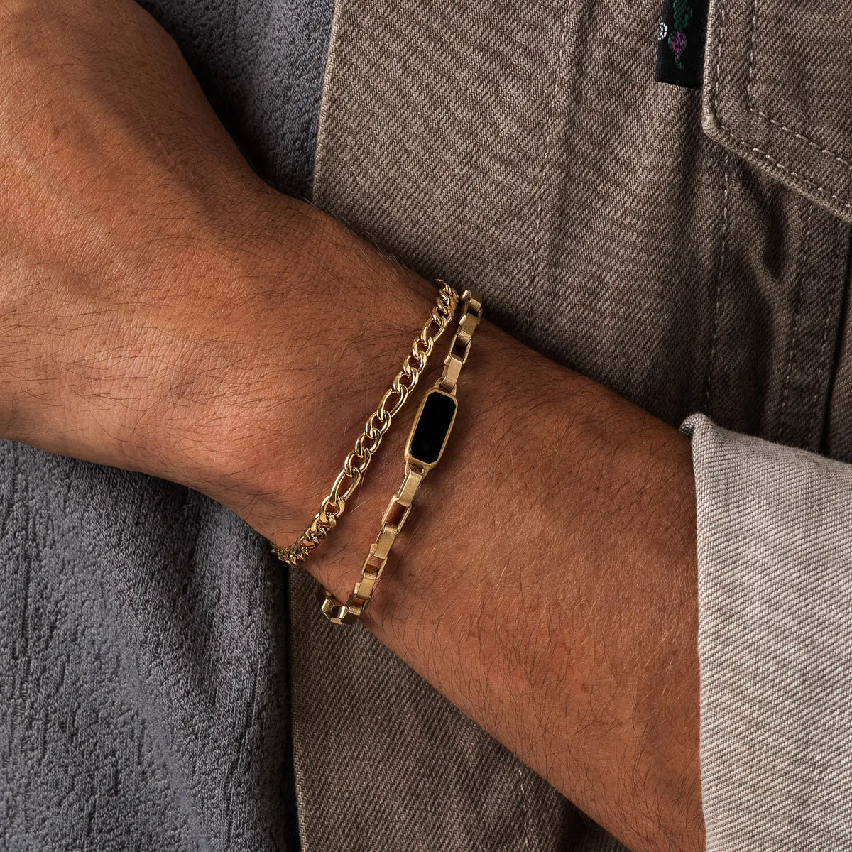 Balance & Boldness Stainless Steel Chain Bracelet