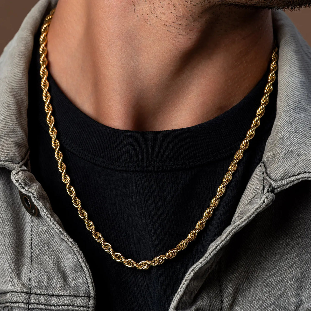 Bold Current Stainless Steel Chain Necklace
