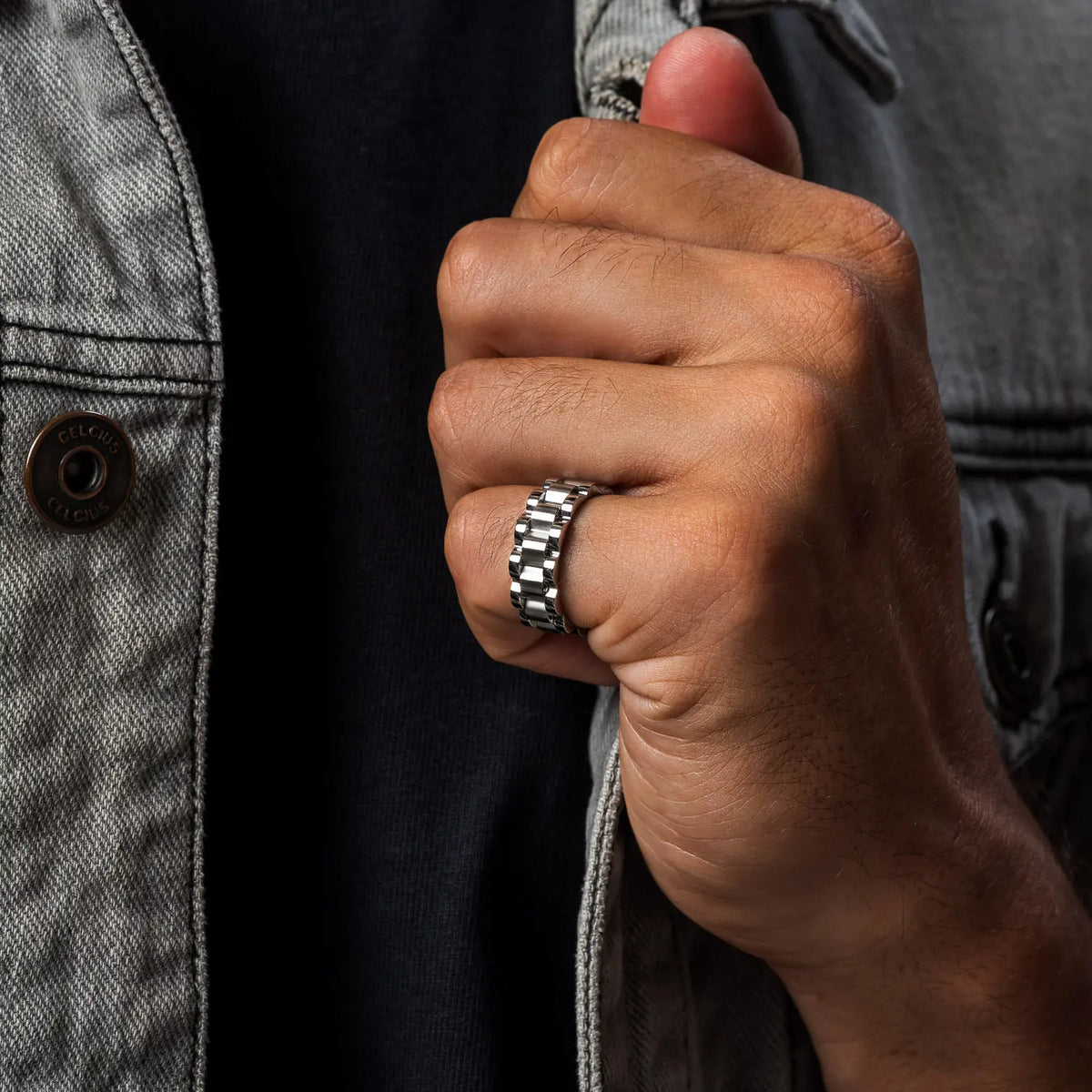Resilient Focus Stainless Steel Ring