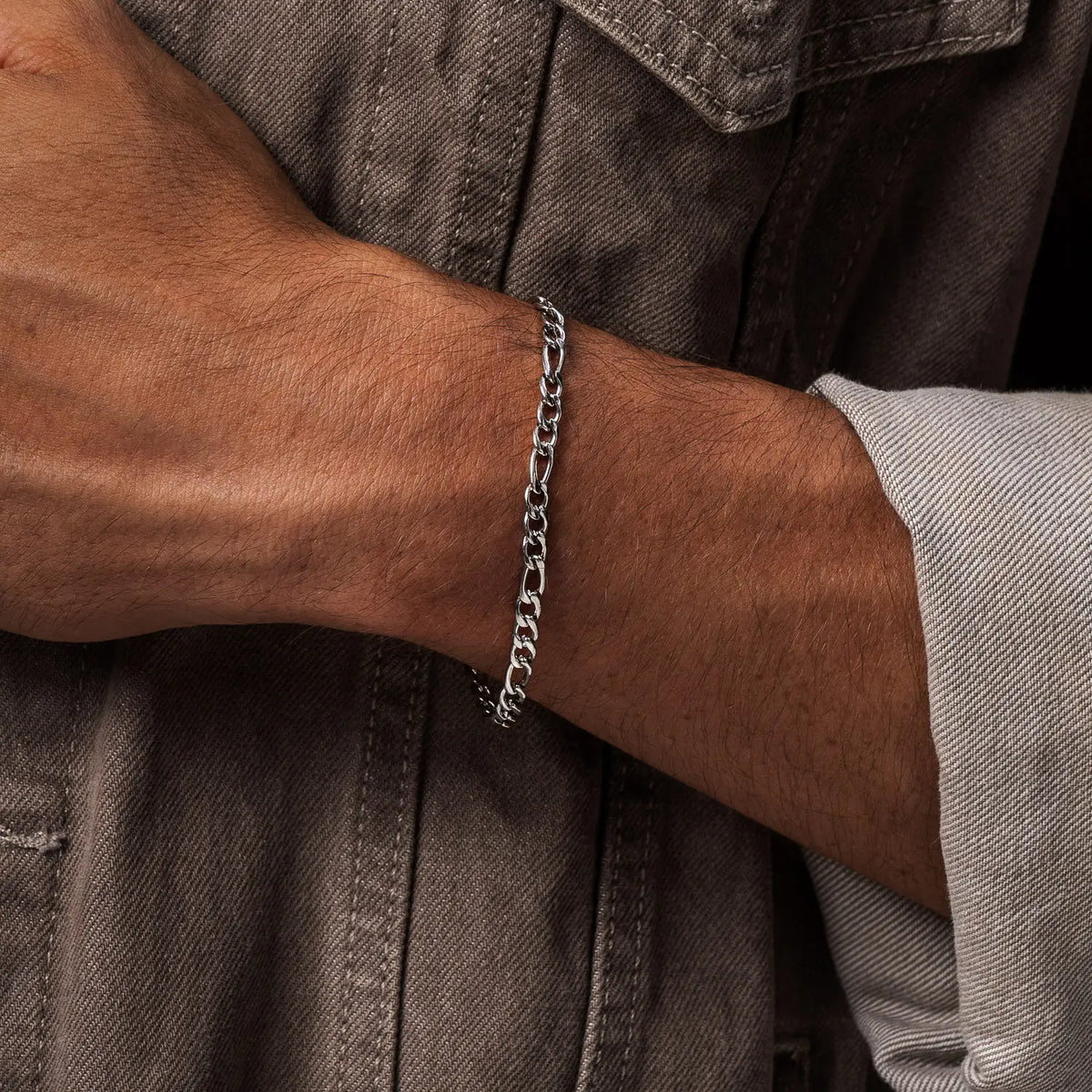 Balance & Boldness Stainless Steel Chain Bracelet