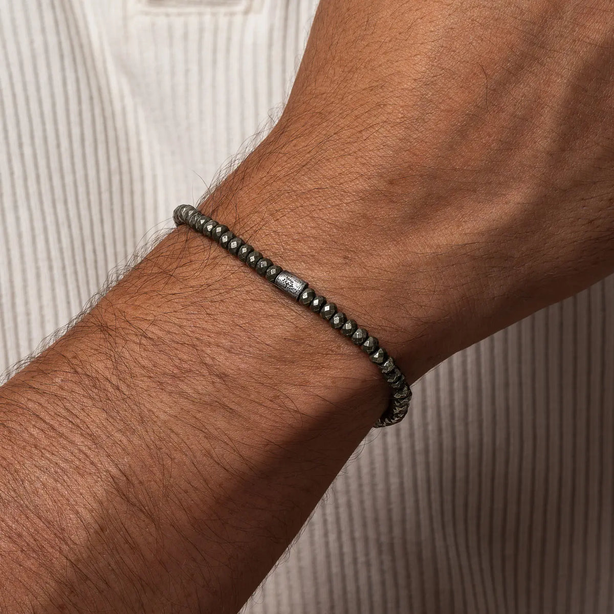 Seeking Abundance Pyrite Bracelet