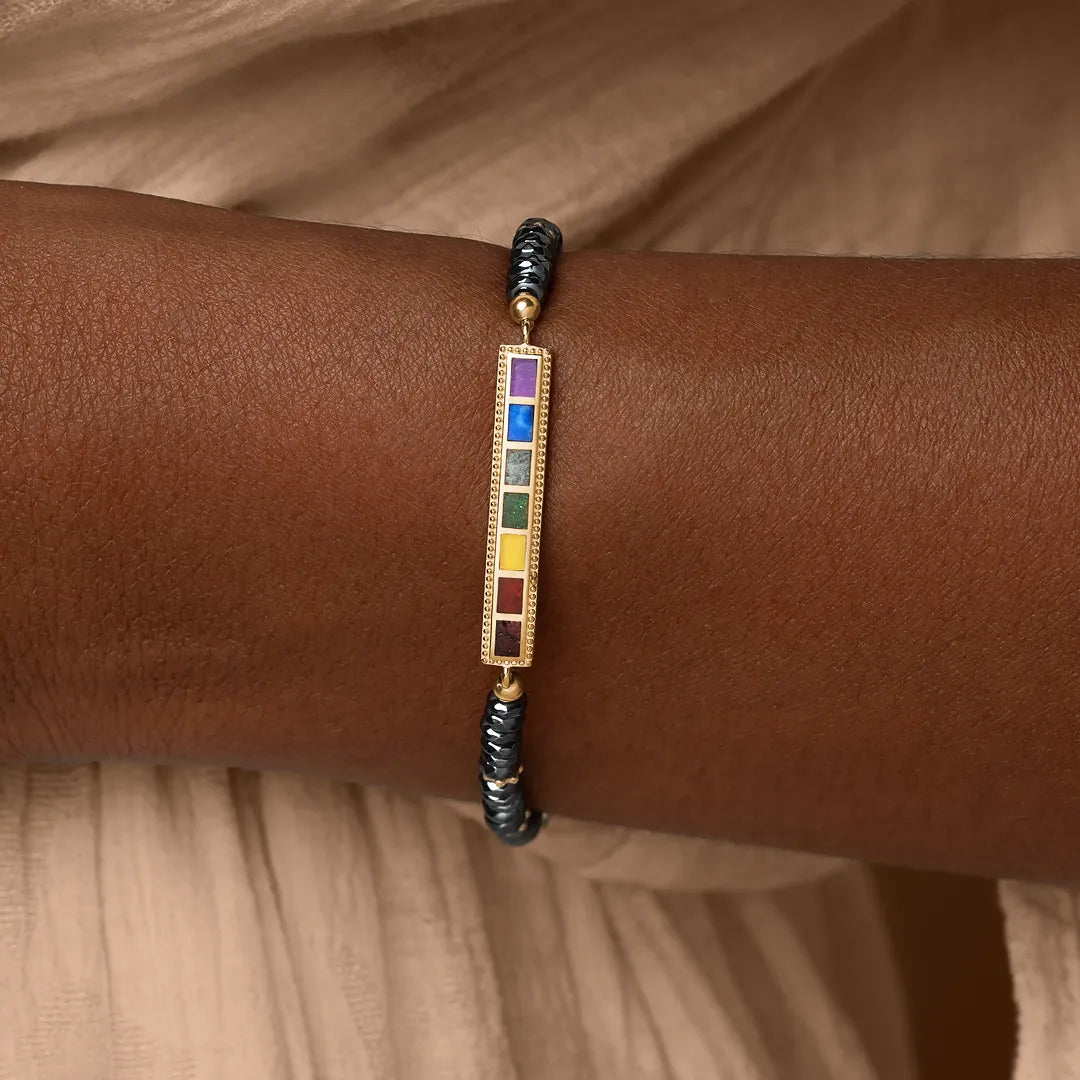 Radiant Flow Seven Chakra Energy Bracelet