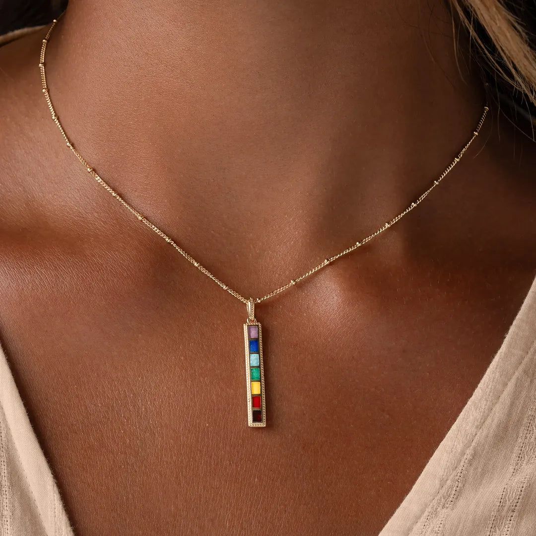 Sacred Flow Seven Chakra Energy Necklace