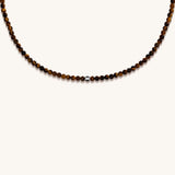Courageous Joy - Tiger's Eye Evil Eye Kid's Necklace
