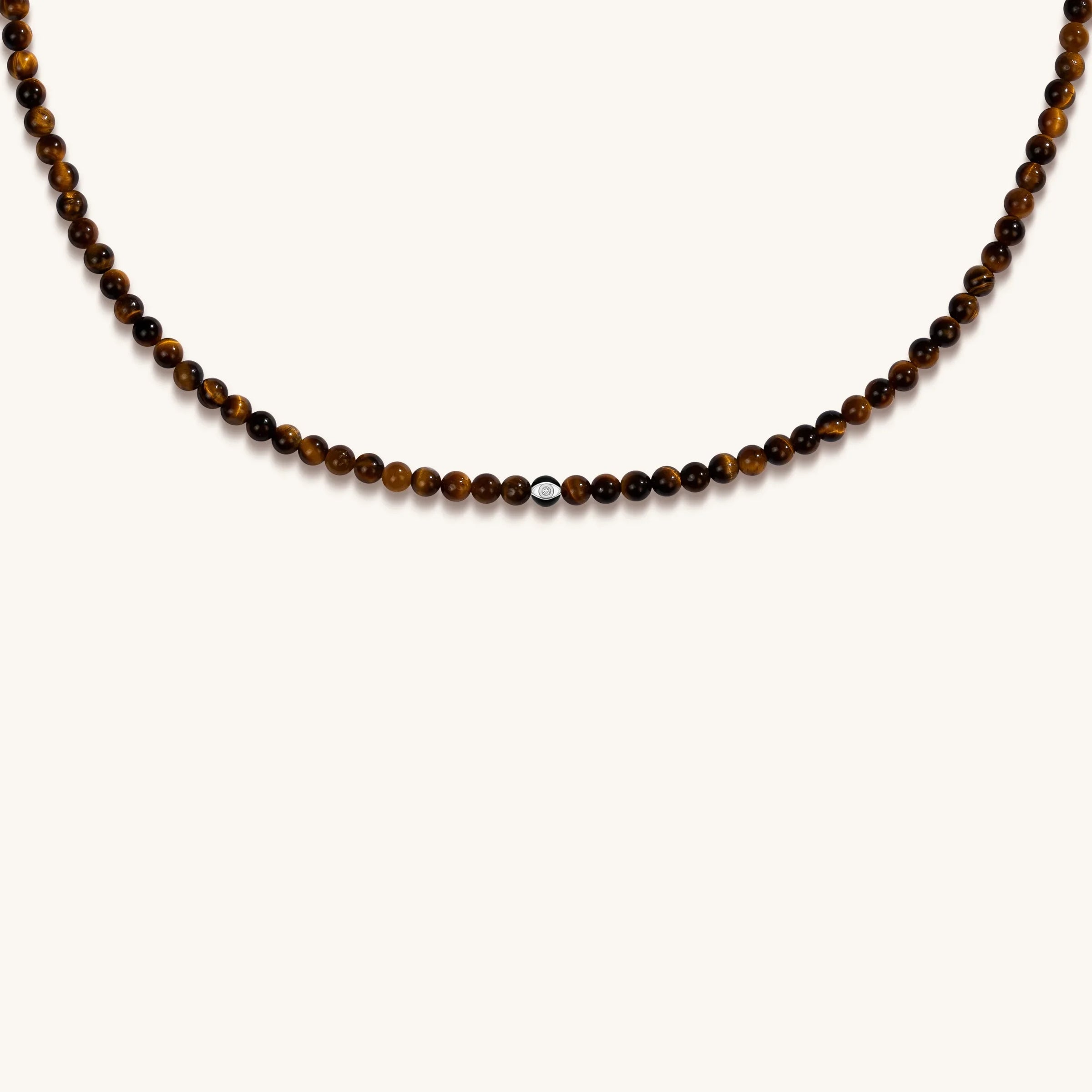 Courageous Joy - Tiger's Eye Evil Eye Kid's Necklace