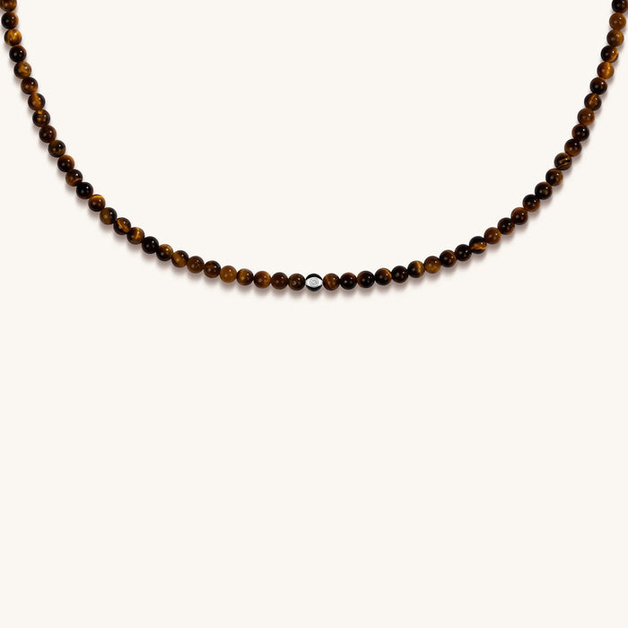 Courageous Joy - Tiger's Eye Evil Eye Kid's Necklace