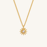 Bright Spirit Sun Charm Kids Necklace