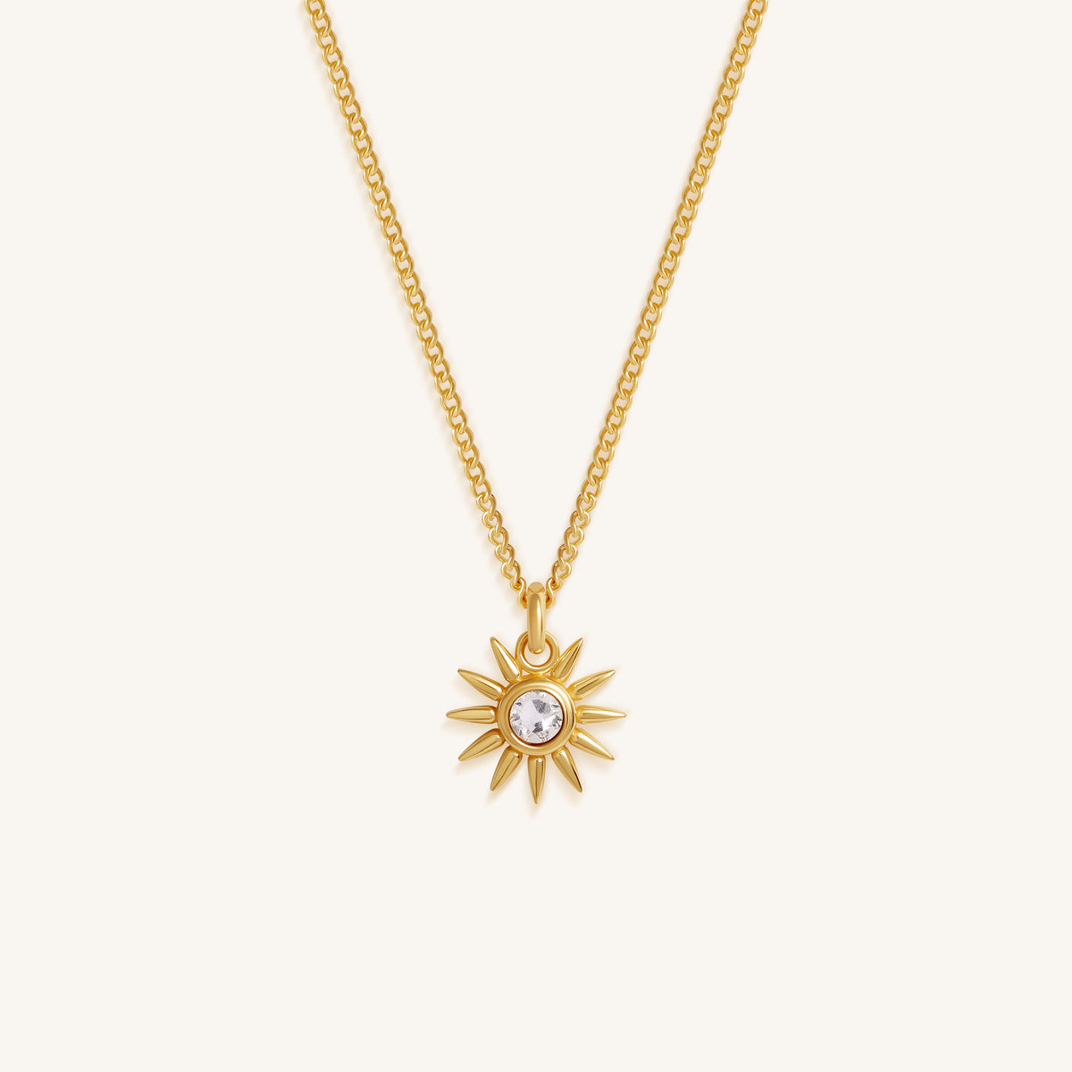 Bright Spirit Sun Charm Kids Necklace