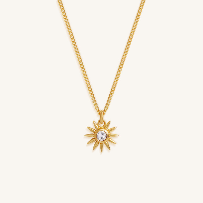 Bright Spirit Sun Charm Kids Necklace
