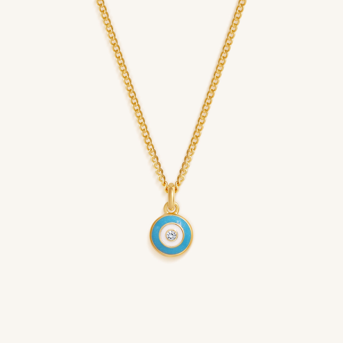 Cherished Safeguard Evil Eye Kids Necklace