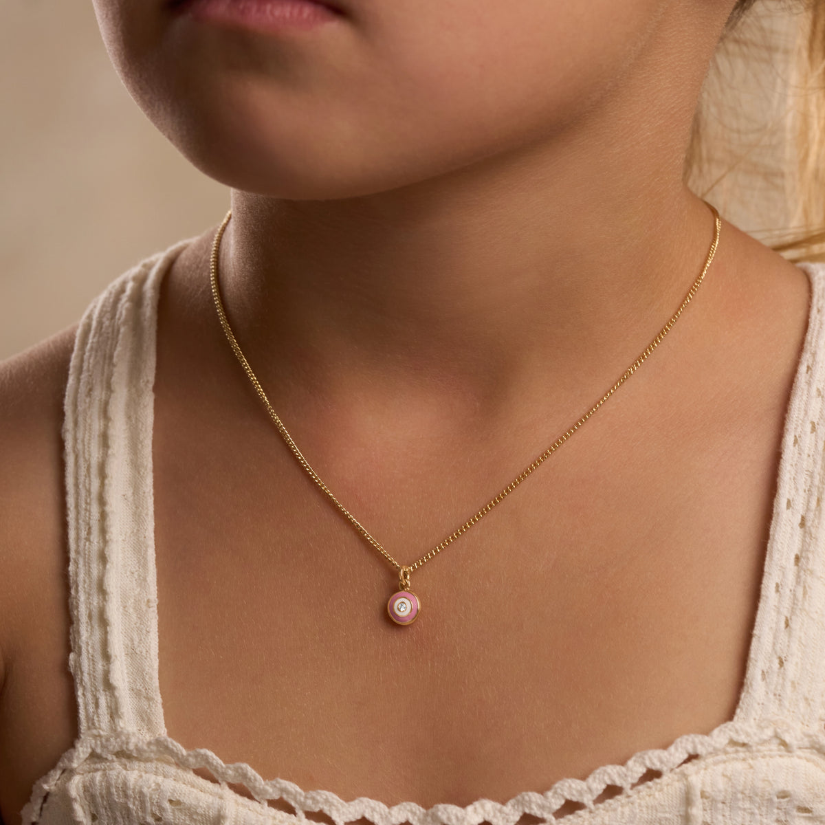 Joyful Spark Evil Eye Kids Necklace – image 2