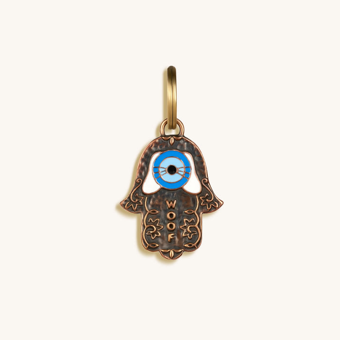 Protected Freedom - Hamsa Large Dog Tag