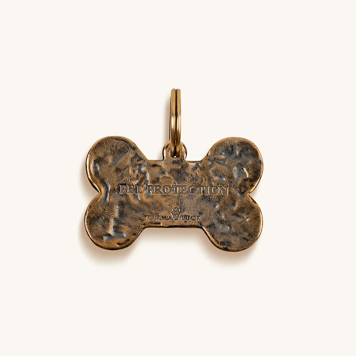 Confident Explorer - Tiger's Eye Large Dog Tag