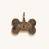 Confident Explorer - Tiger's Eye Large Dog Tag