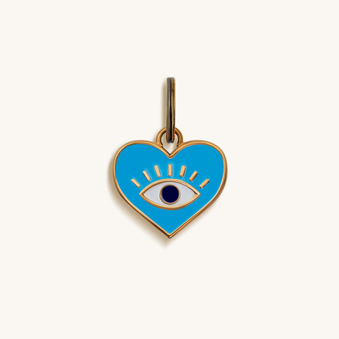 Adorable Fluff - Turquoise Heart Pet Tag