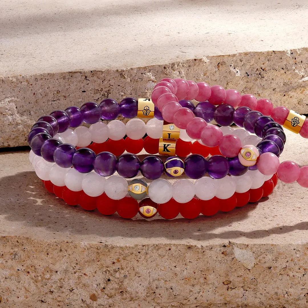 Moonlit Dreams Moonstone June Birthstone Evil Eye Kid's Bracelet