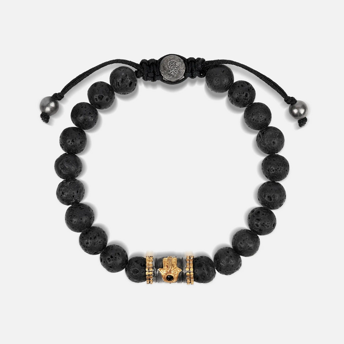 Fierce Protector Lava Stone Bracelet