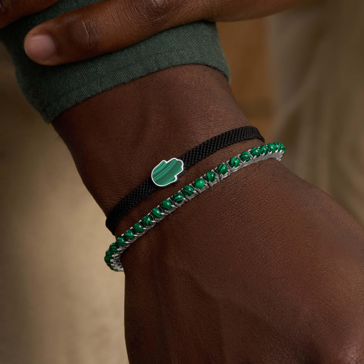 Prosperous Endeavor Malachite Bracelet