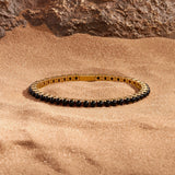 Boundless Serenity Black Agate Bracelet