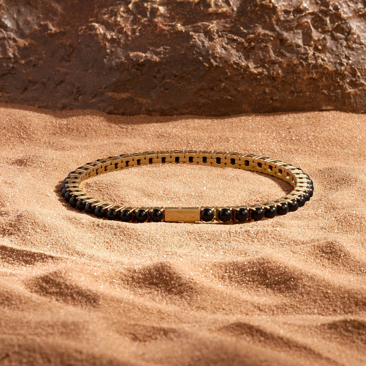 Boundless Serenity Black Agate Bracelet