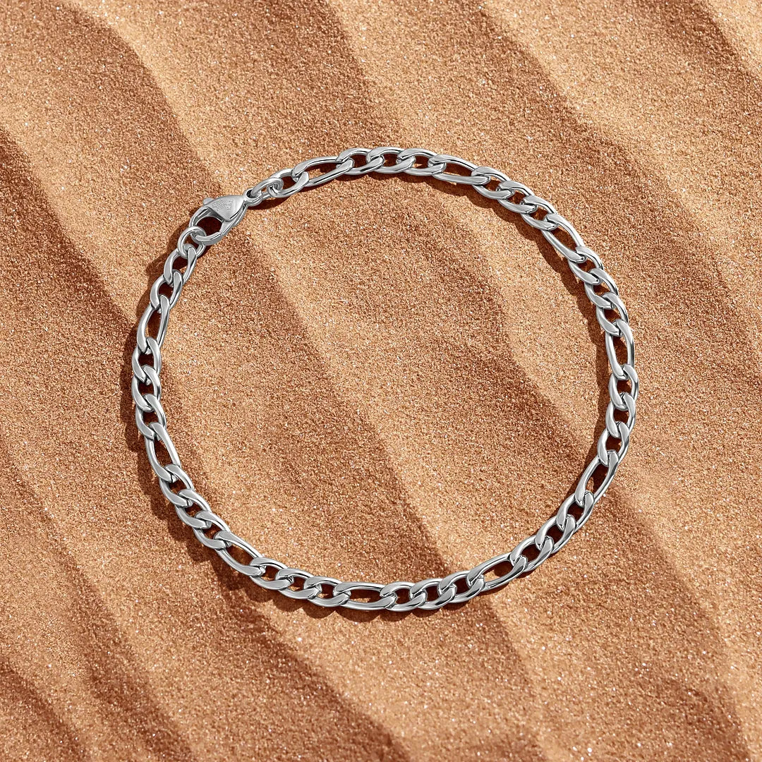 Balance & Boldness Stainless Steel Chain Bracelet