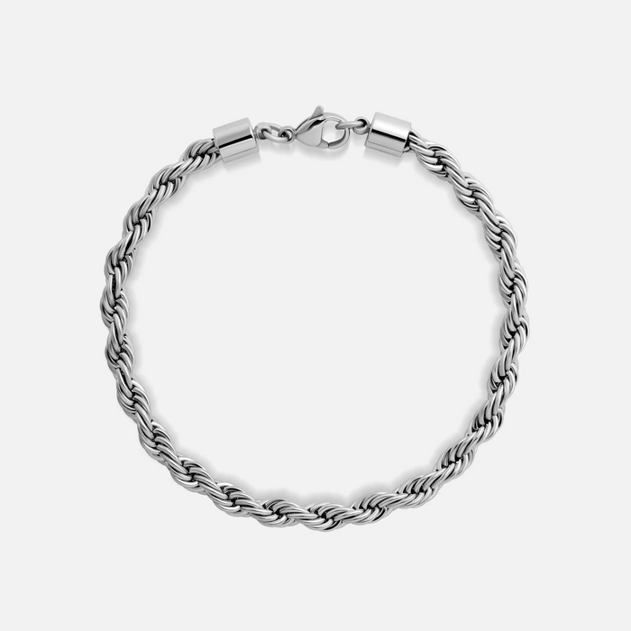 Enduring Strength Stainless Steel Chain Bracelet