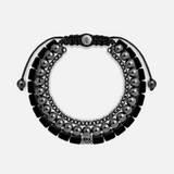 Grounded in Protection Onyx Hematite Bracelet
