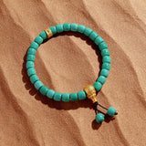 Inner Horizon Turquoise Harmony Barrel Bracelet