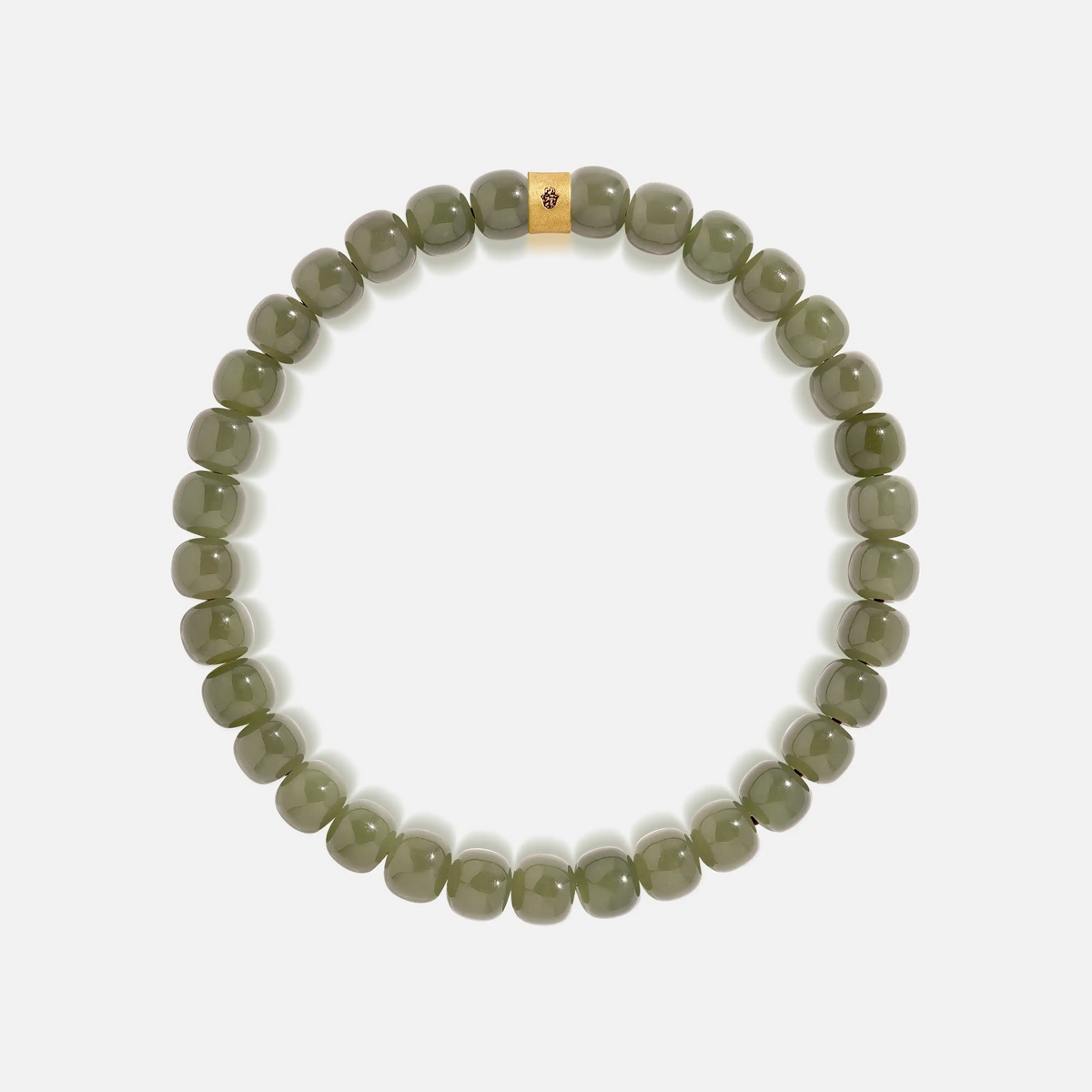 Verdant Focus Jade Stretch Bracelet