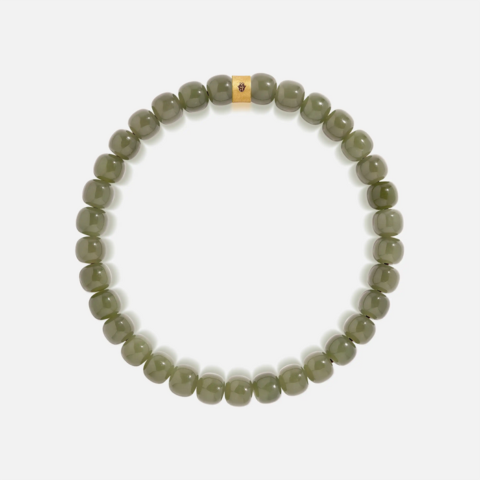 Verdant Focus Jade Stretch Bracelet