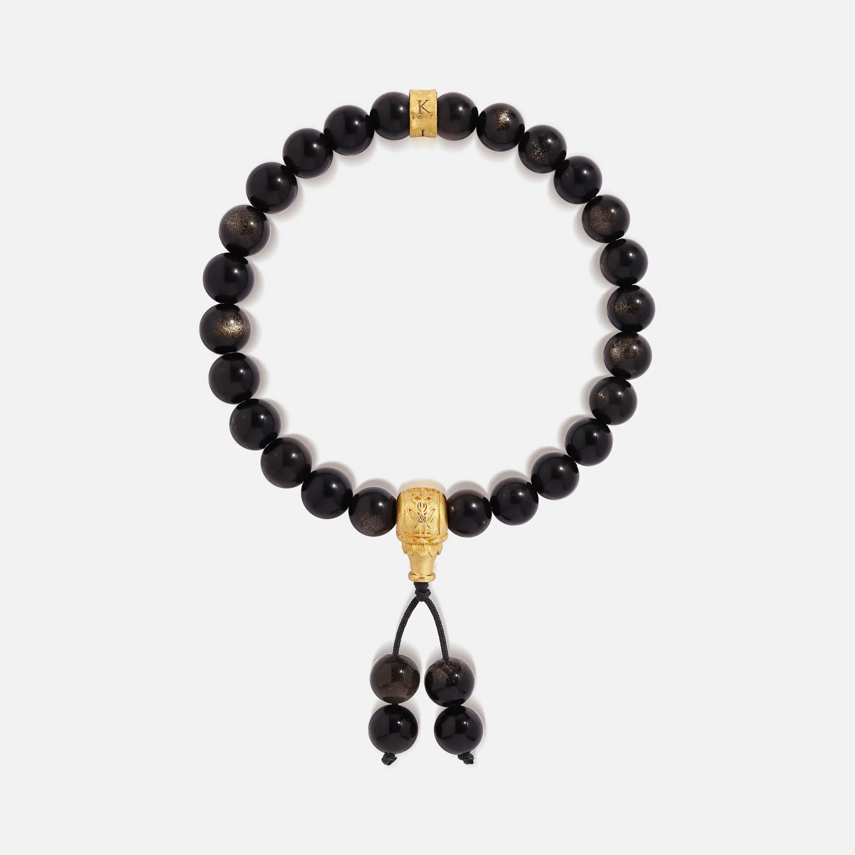 Shadow Guard Gold Obsidian Guru Bracelet