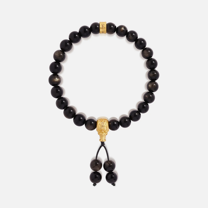 Shadow Guard Gold Obsidian Guru Bracelet