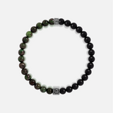 Prosperous Protection Multi Stone Hamsa Bracelet
