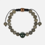 Energizing Protection Multi Stone Macrame Bracelet