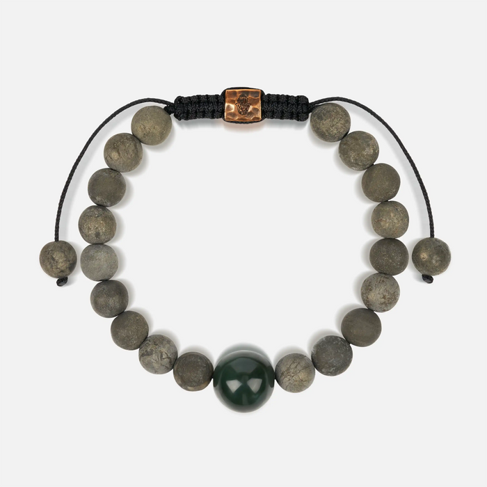 Energizing Protection Multi Stone Macrame Bracelet